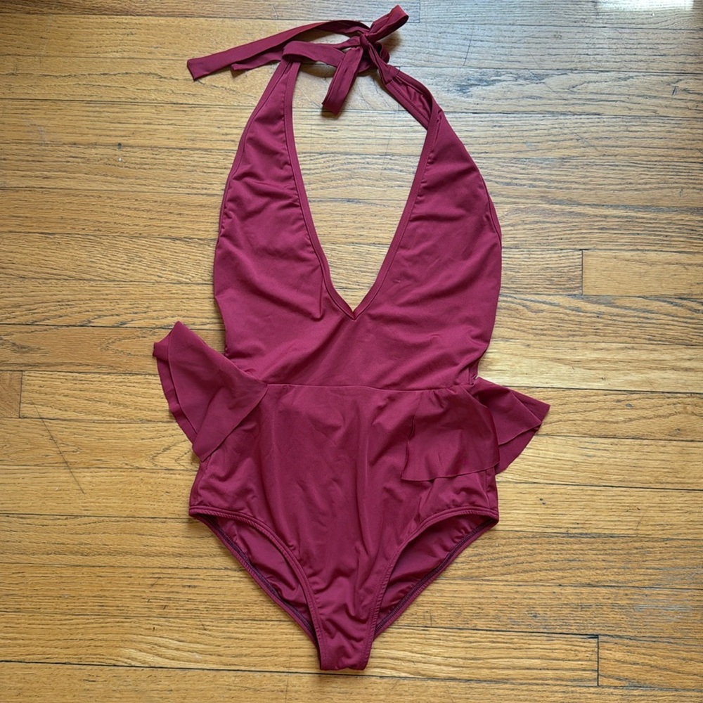 NWOT Zinke One-Piece Swimsuit - Red - Small